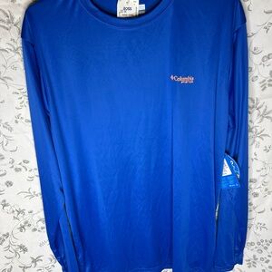 Columbia PFG Mens Long Slv Shirt 1X/1TF Performance Fishing Omni Shade SPF 50